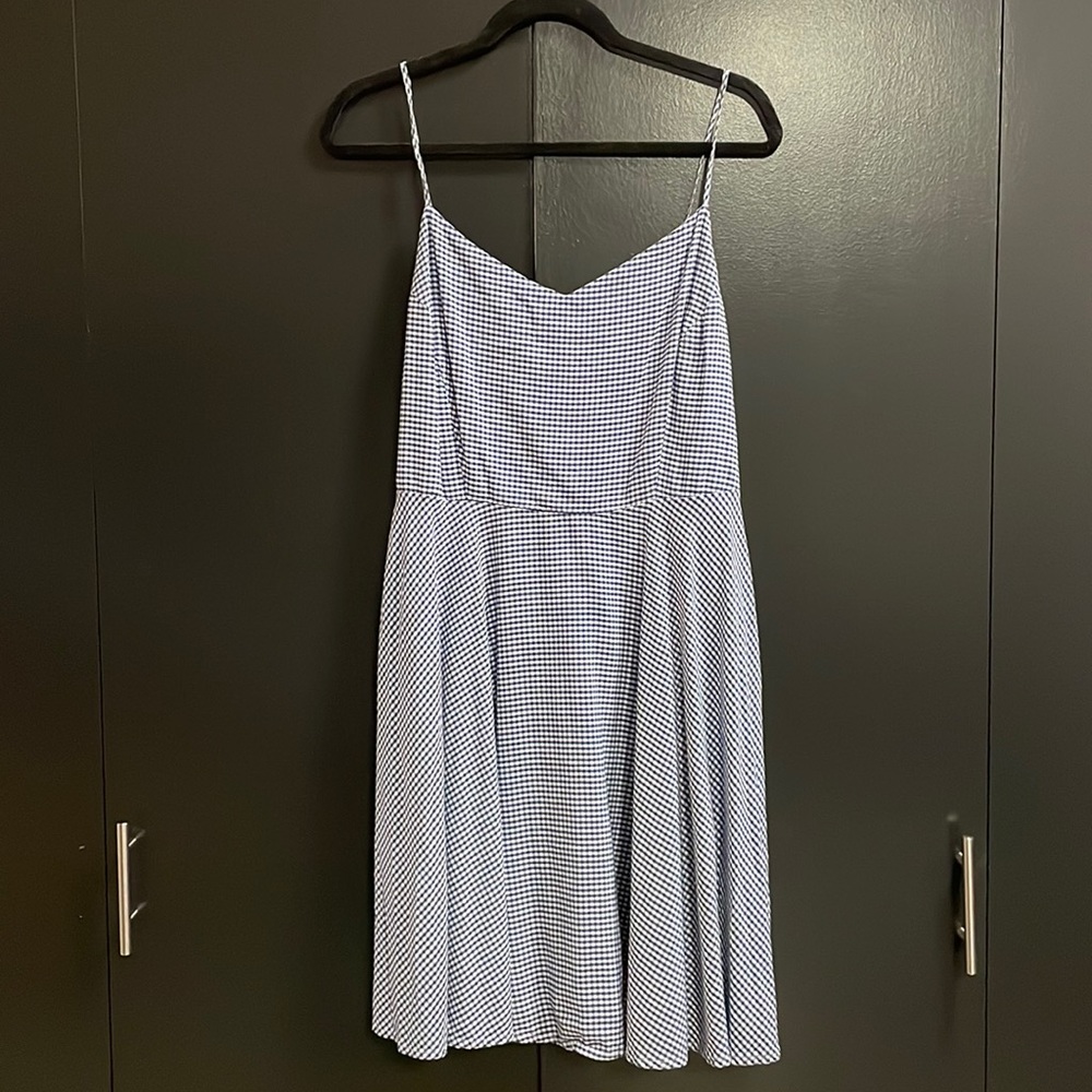 Old Navy Picnic print navy blue dress size XL